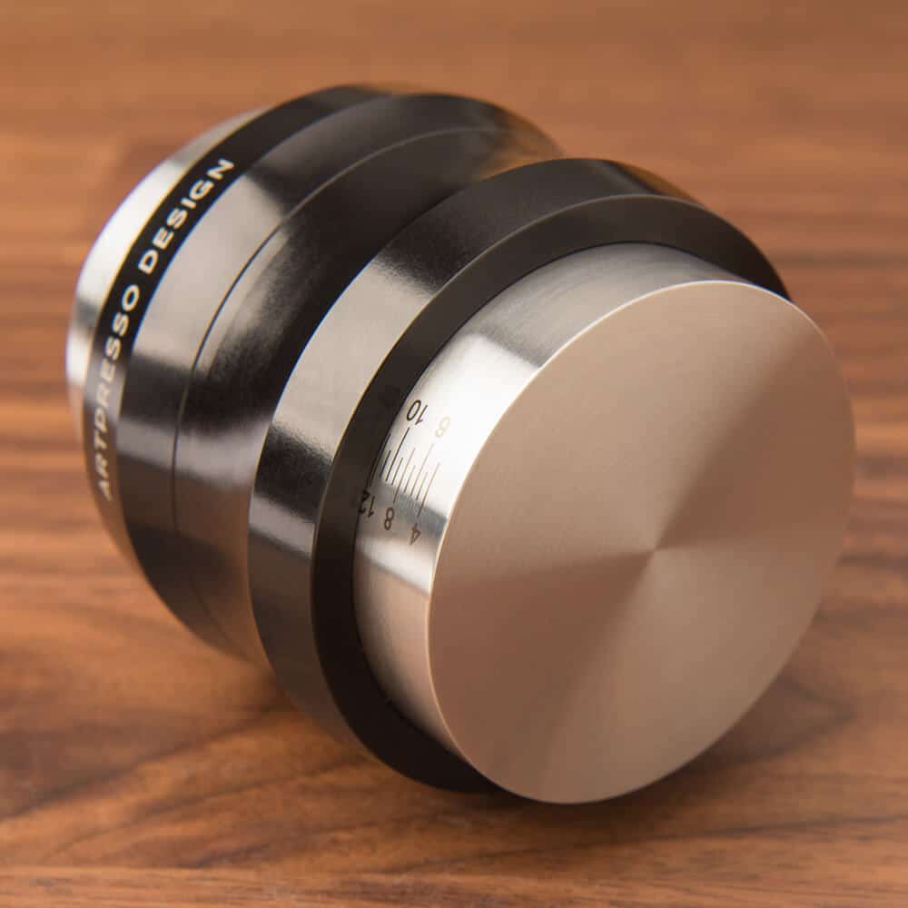 Image detail of the tamper side of the Solo Tamper